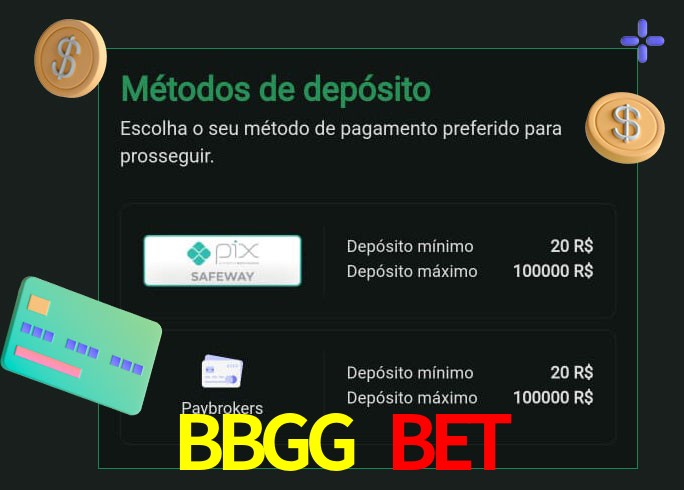 O cassino BBGG BET oferece uma grande variedade de métodos de pagamento